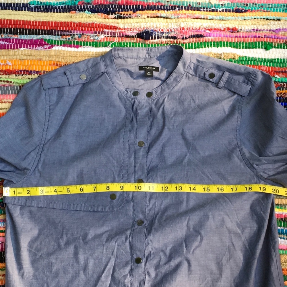Ann Taylor convertible cotton shirt NWOT - Picture 7 of 7